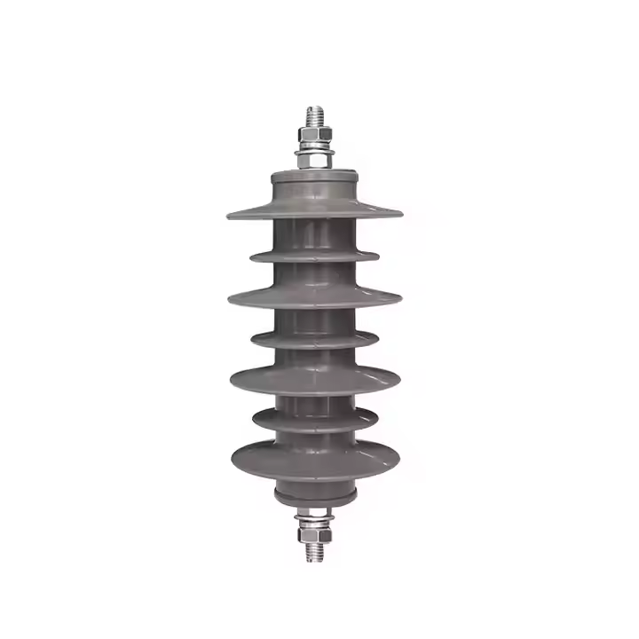 10kv 20kv 33kv 110kV सिलिकॉन कम्पोजिट पॉलीमर गैपलेस मेटल जिंक ऑक्साइड लाइटनिंग सर्ज एरेस्टर मेटल ऑक्साइड अरेस्टर